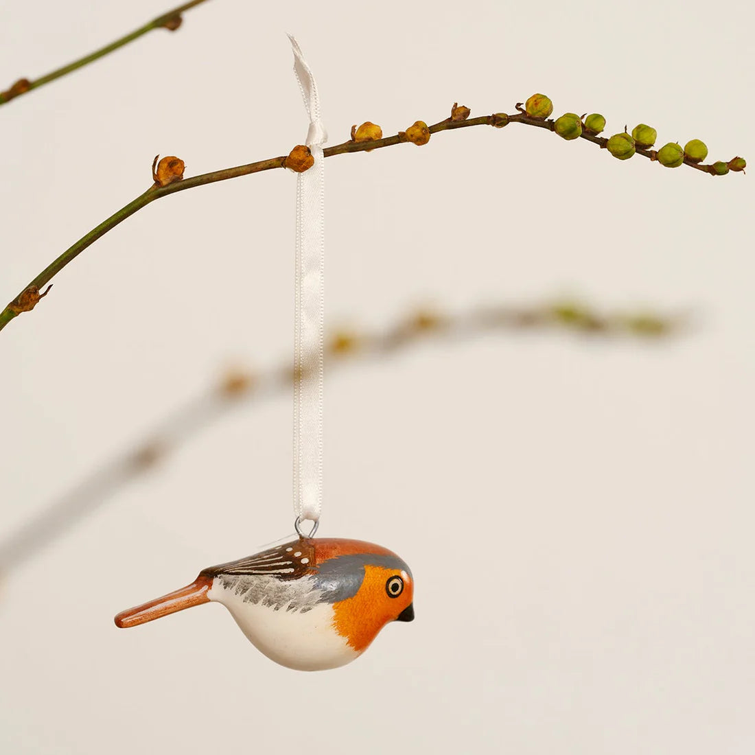 WOODEN ORNAMENT | ROBIN