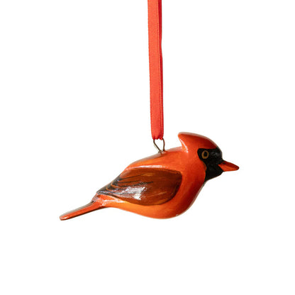 WOODEN ORNAMENT | RED CARDINAL