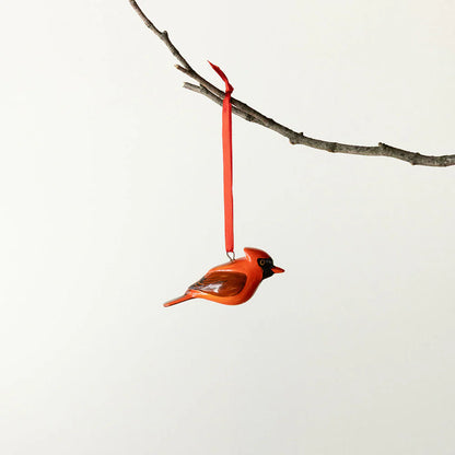 WOODEN ORNAMENT | RED CARDINAL