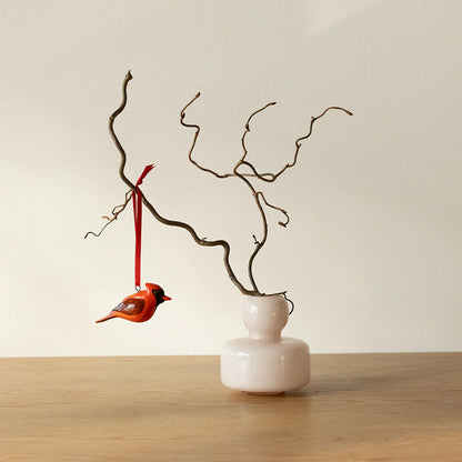 WOODEN ORNAMENT | RED CARDINAL