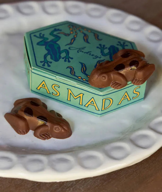 Audrey’s Mad as a Box of Frogs