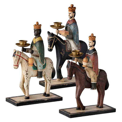 Wooden Wise Men / 3 Set