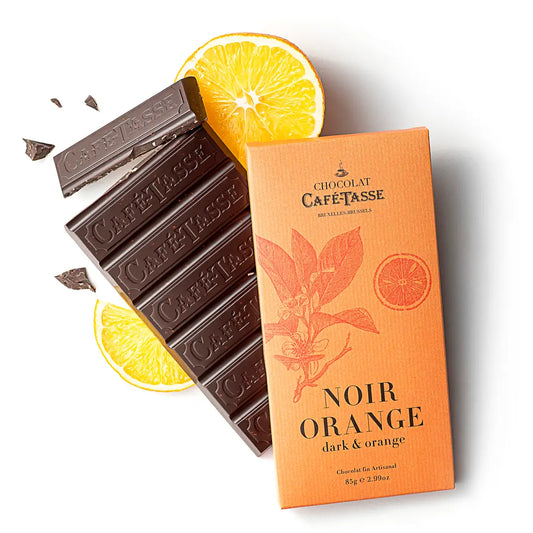 Cafe-Tasse Chocolate Bar 85g Dark Orange