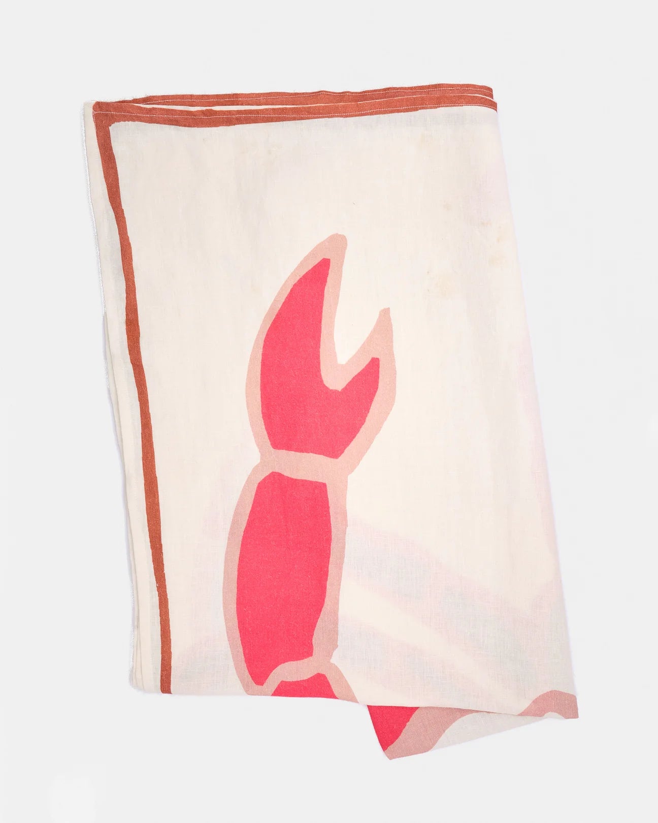 Amuse la Bouche Linen Tea Towel - Crab