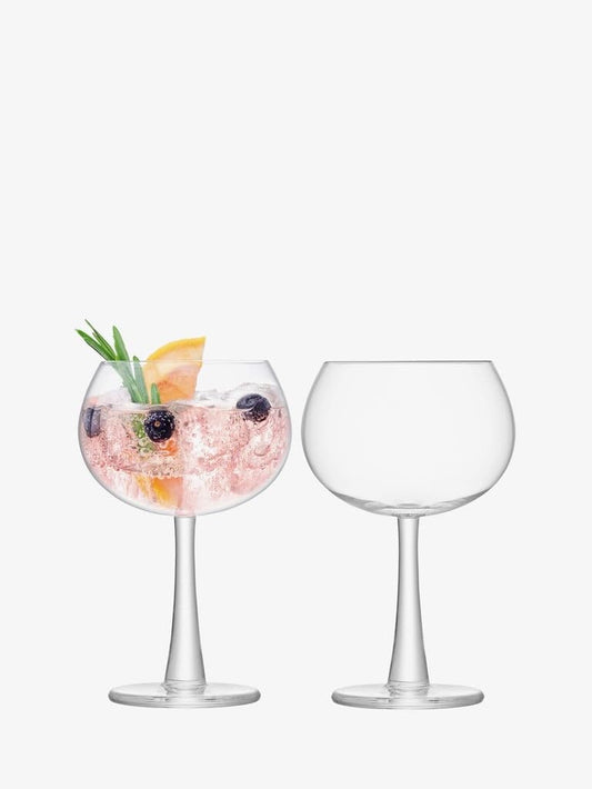 LSA Borough Gin Balloon Glass 420ml Clear x2
