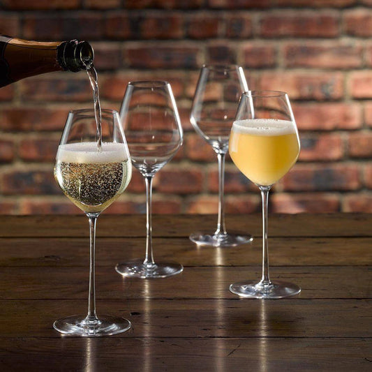 LSA Borough Champagne Tulip Glass 285ml x 4