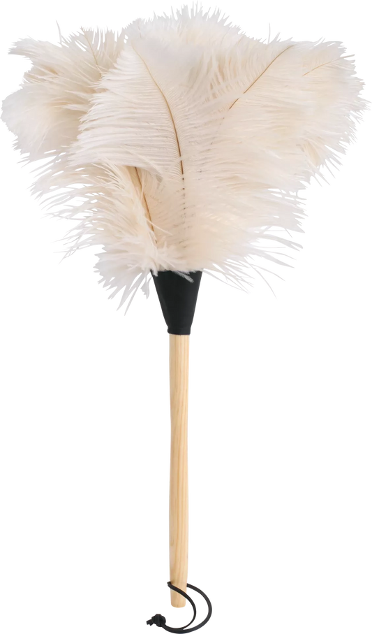 Ostrich Feather Duster White 50cm*