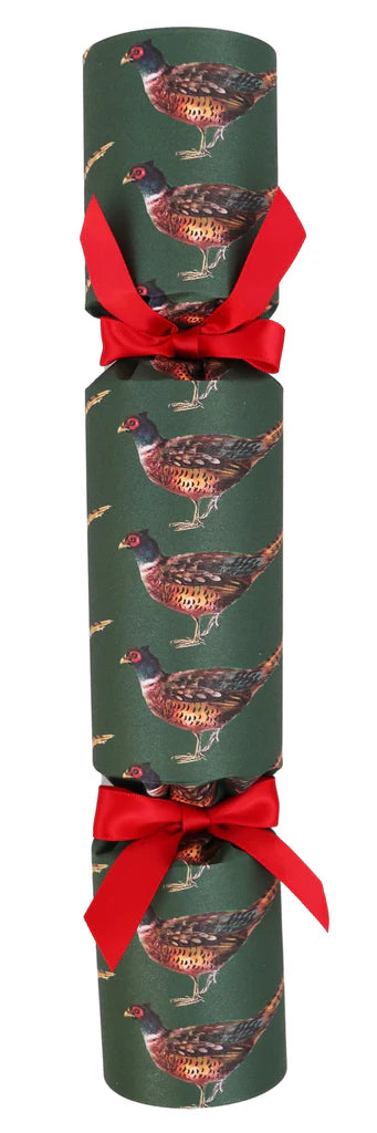 6 Luxury Christmas Crackers - Pheasant