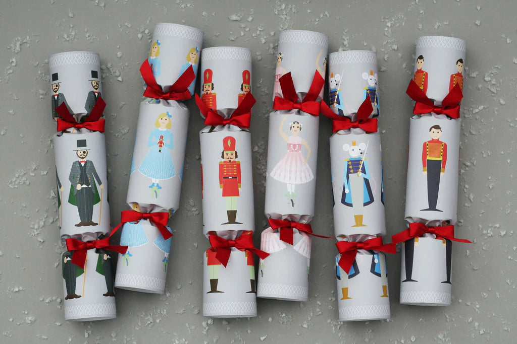 6 Luxury Christmas Crackers - Nutcracker Story