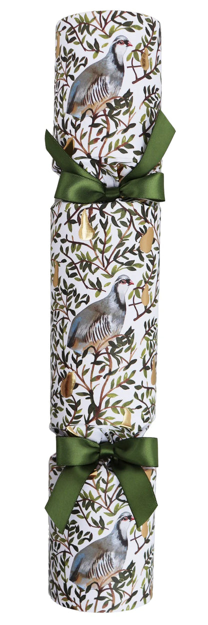 6 Luxury Christmas Crackers - Partridge