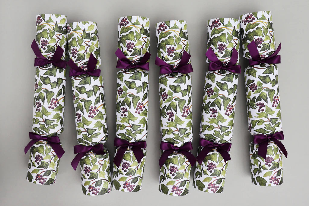 6 Luxury Christmas Crackers - Ivy