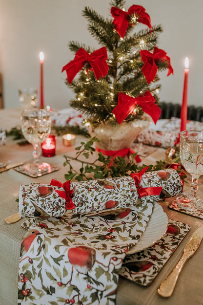 6 Luxury Christmas Crackers - Robin