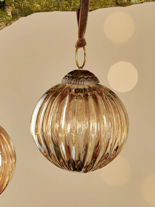 Golden Glass Bauble