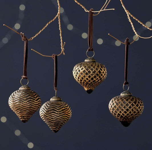 Black + Gold Baubles