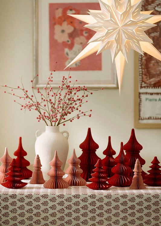 Honeycomb Tree Pine H16cm Ruby