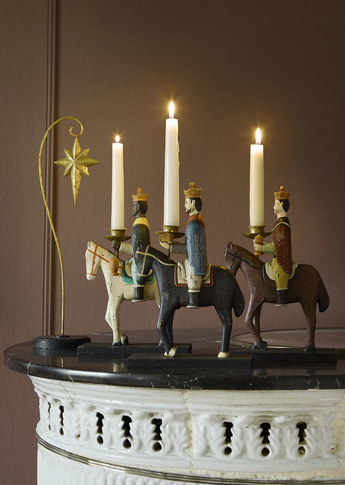 Wooden Wise Men / 3 Set
