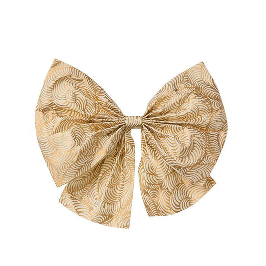 Paper Bow Mara 20cm Cream/Gold