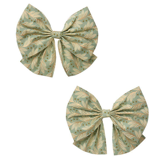 Paper Bow Naya 20cm Sage/Gold