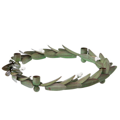 Advent Candle Holder Leaf 32cm Ming