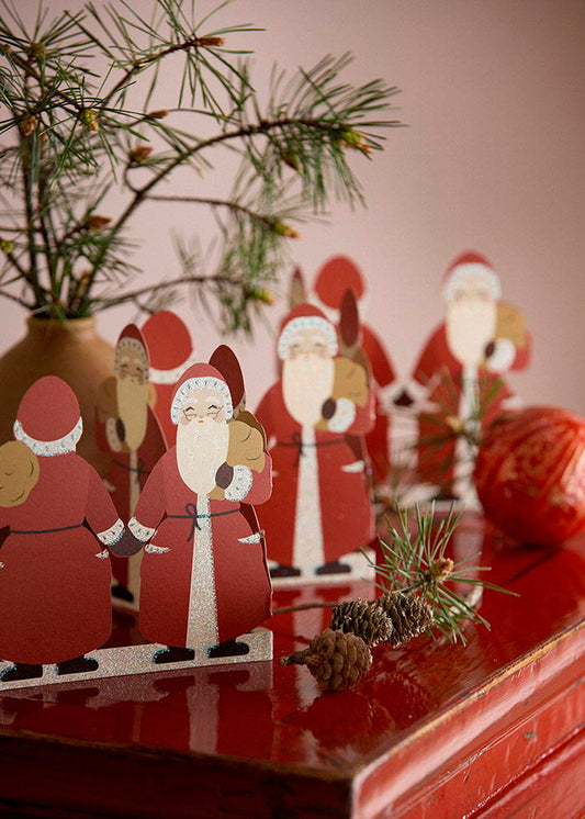 Table Garland Santa 70cm Ruby