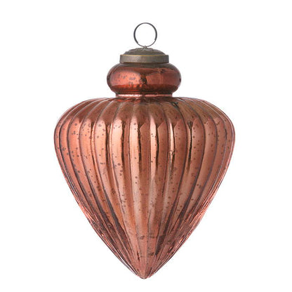 Glass Ornament Gala 17cm Cinnamon