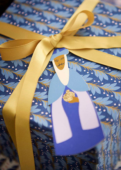 Paper Ornaments Wise Men 12-14cm Mix S/3pcs