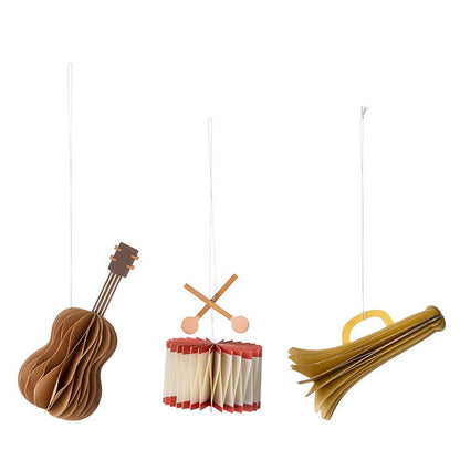 Honeycomb Instruments 8-10cm Walnut S/3pcs