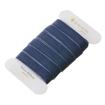 Ribbon Velvet 16mm Dusty Blue