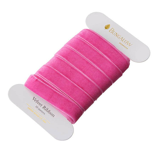 Ribbon Velvet 16mm Azalea