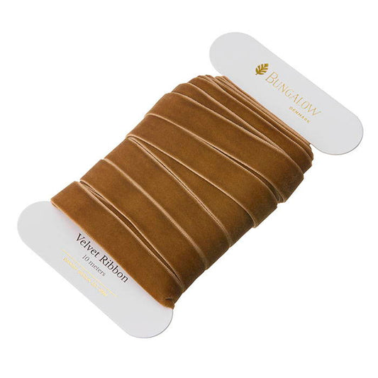 Ribbon Velvet 16mm Caramel
