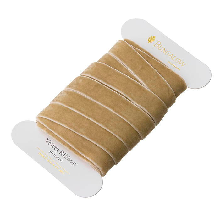 Ribbon Velvet 16mm Sand