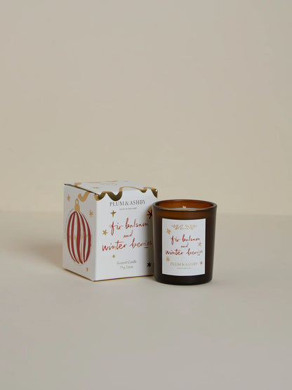 Plum & Ashby Fir Balsam and Winter Berries Votive 75g