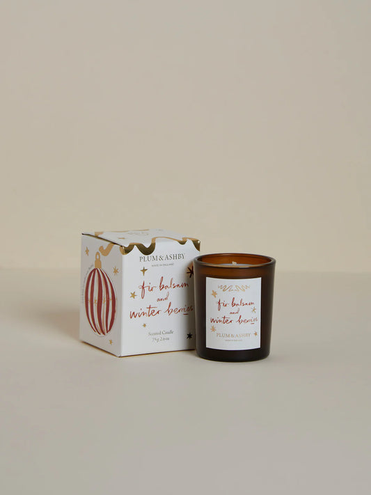 Plum & Ashby Fir Balsam and Winter Berries Votive 75g
