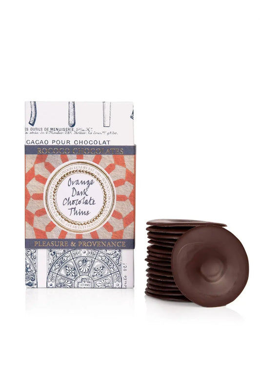 Rococo Dark Arriba Nacional Chocolate with Orange Wafer Thins
