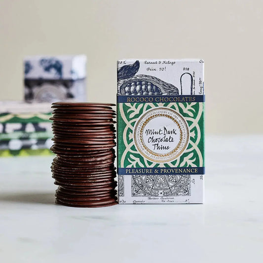 Rococo Peppermint Dark Chocolate Thins