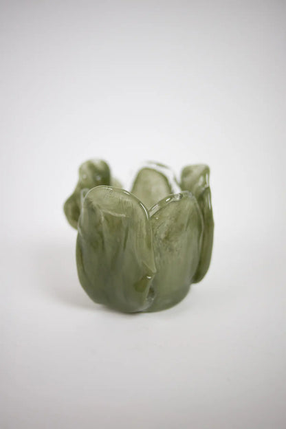 Anita votive olive green