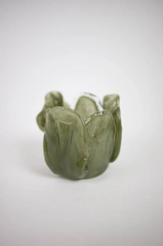 Anita votive olive green