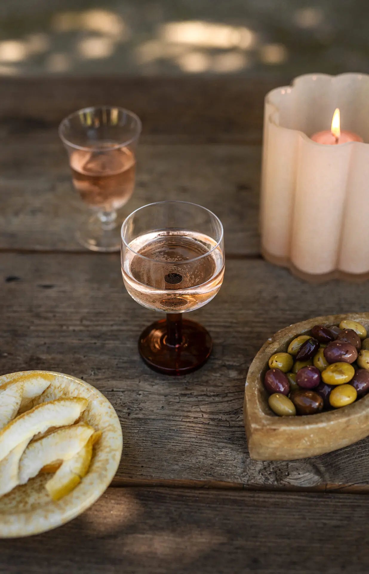 Rio wine glass amber