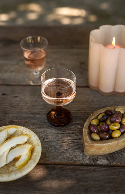Rio wine glass amber