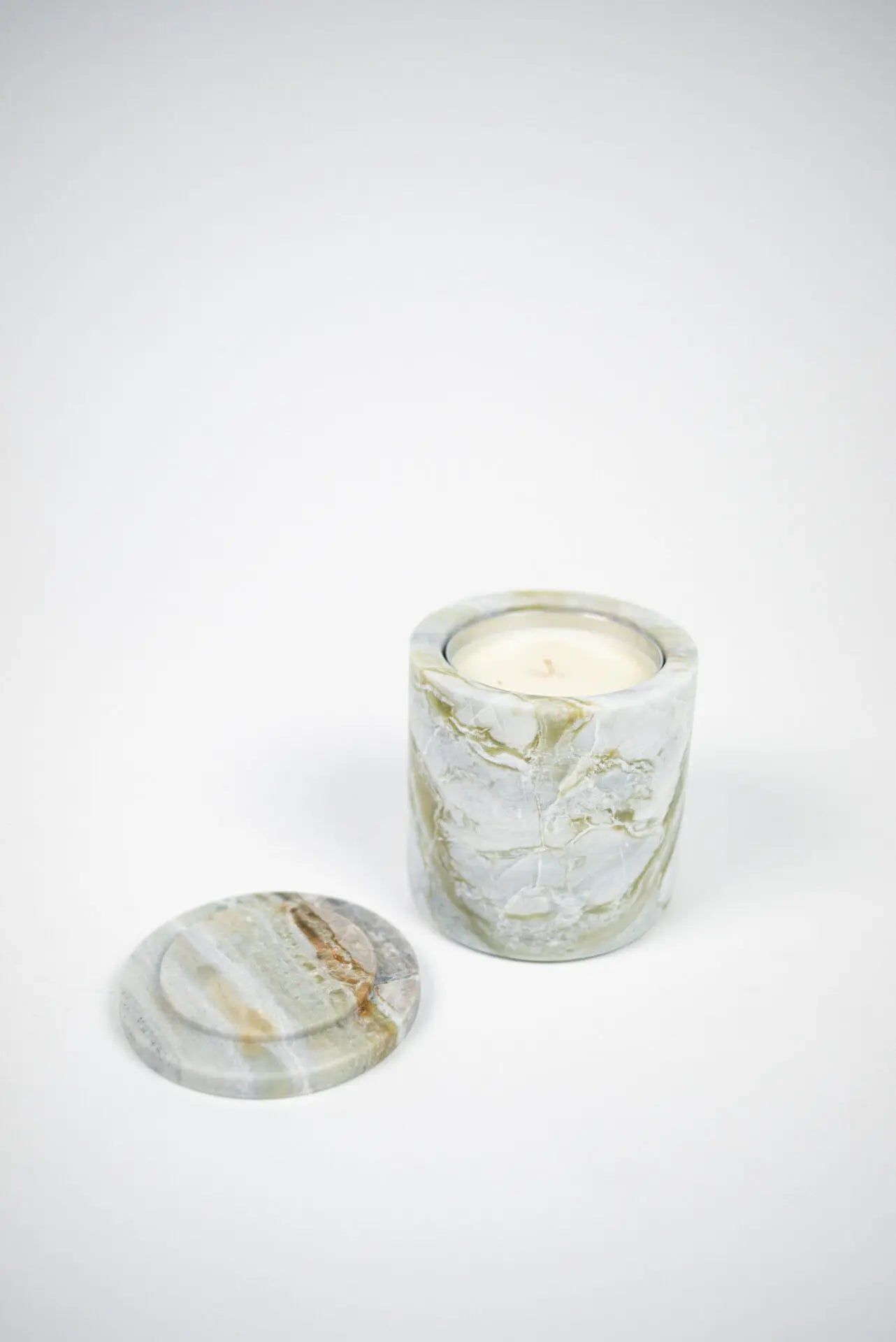 Blood orange & grapefruit Marble Candle