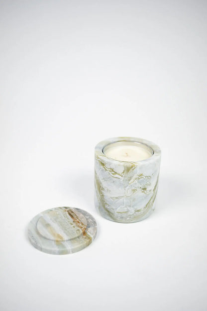 Blood orange & grapefruit Marble Candle