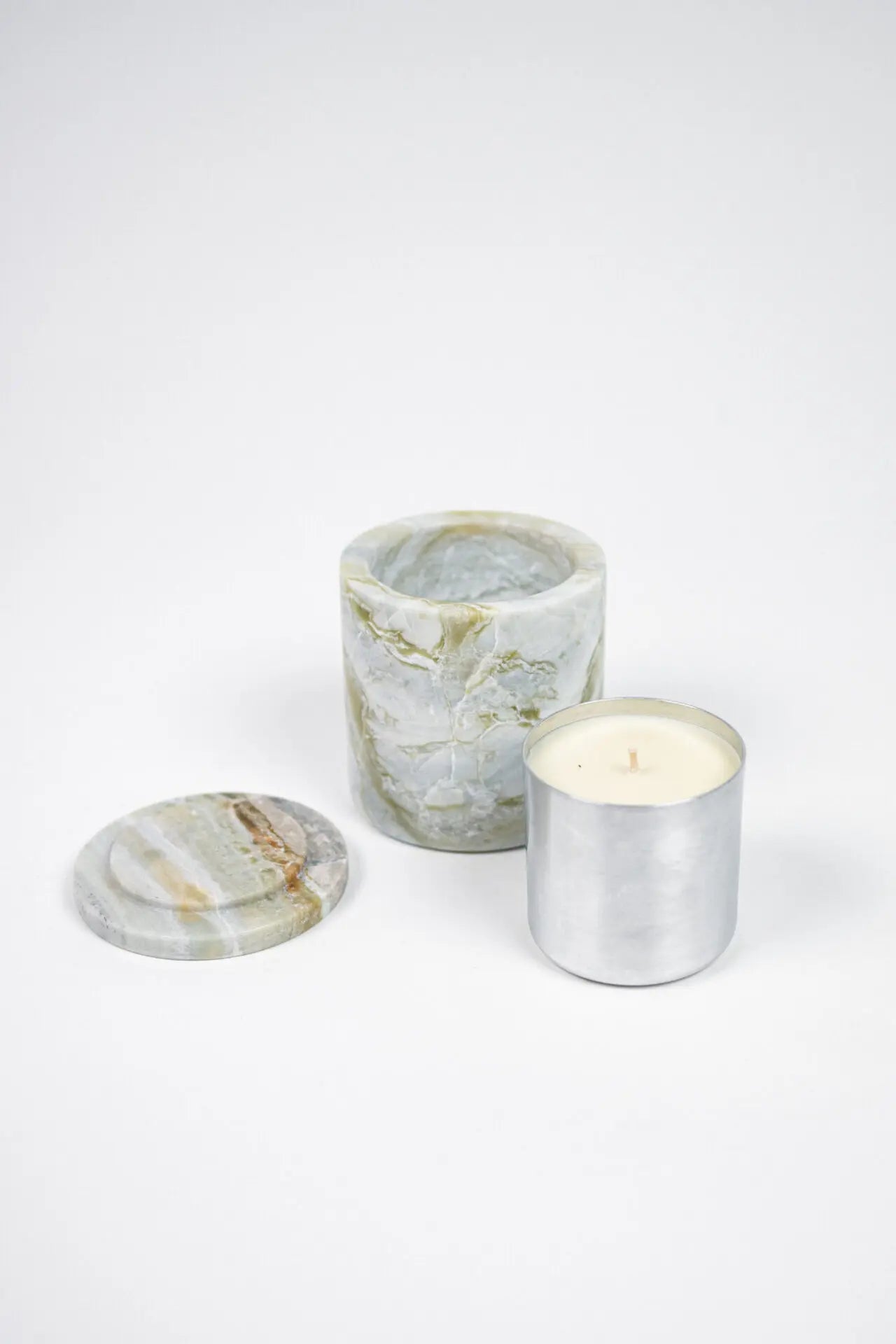 Blood orange & grapefruit Marble Candle