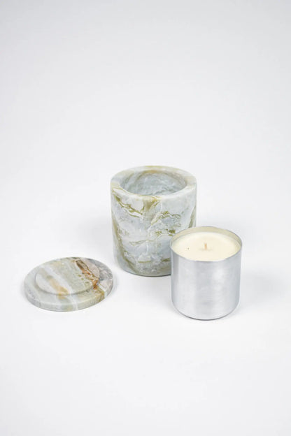 Blood orange & grapefruit Marble Candle
