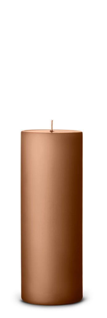 Pillar candles I D: 7cm I H: 20cm - Raw Toffee