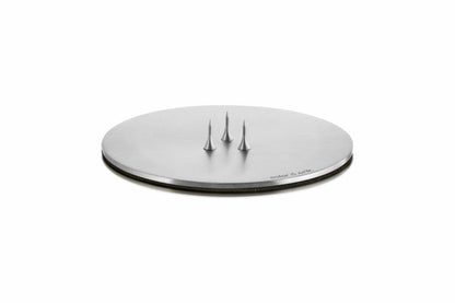 Ester & Erik Candle Plate Small - Silver Matt