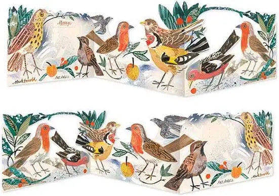 Bird Winter Feast card