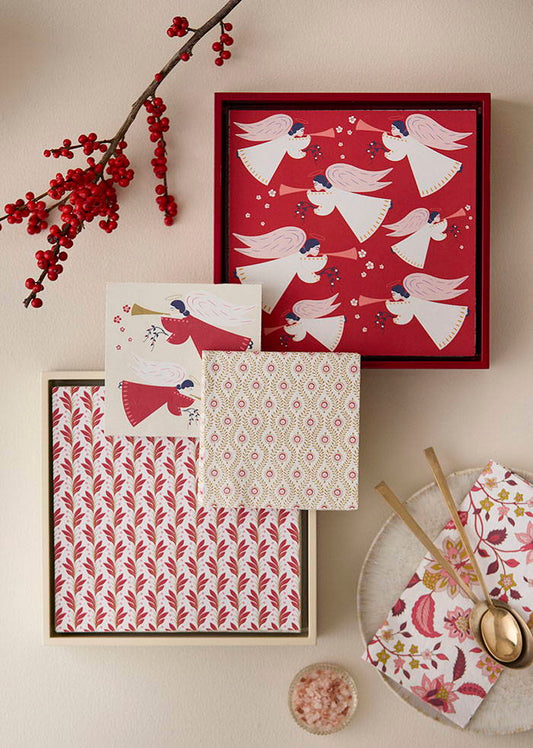 Paper Napkin 20x20cm Flying Angels Scarlet 50pcs