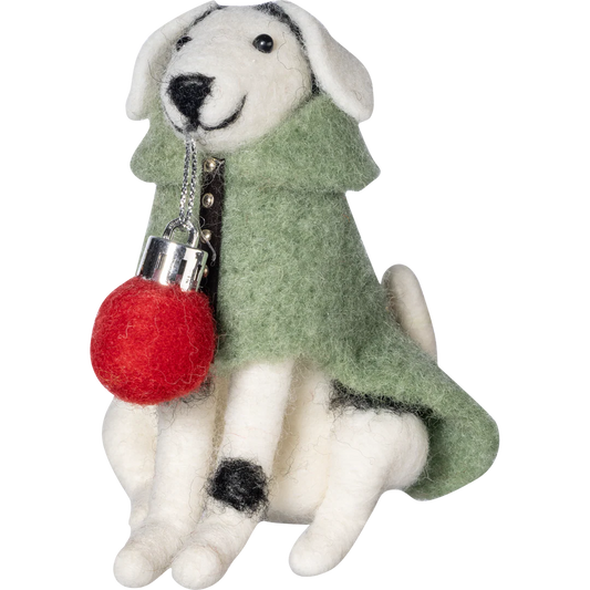 Nöpö Dog Decoration White 12 cm