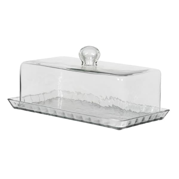 Hammered Glass Cloche