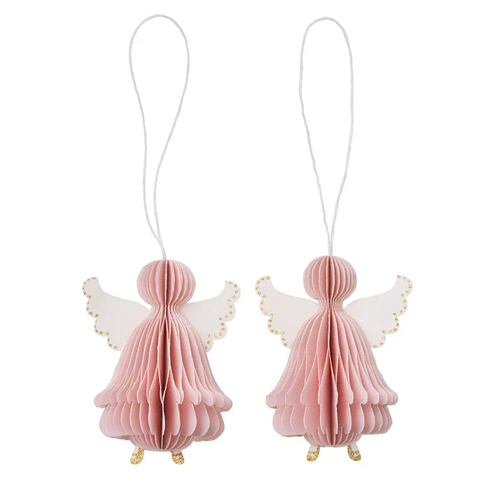 Honeycomb Angel Soft Rose 8.5cm / Set 2